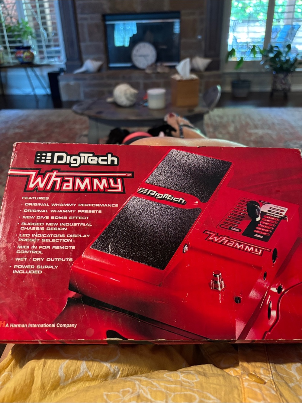 DigiTech Whammy Pedal Box - Bold Red